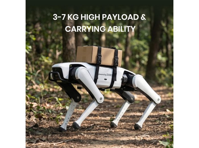 DOBOT Rover X1 Air Quadruped Robot Dog | Beginner Friendly AI Robotic Companion, 4-Leg Robot with Autonomous Follow, Graphical Block Programming, Dog Walking Mode, 30° Climbing