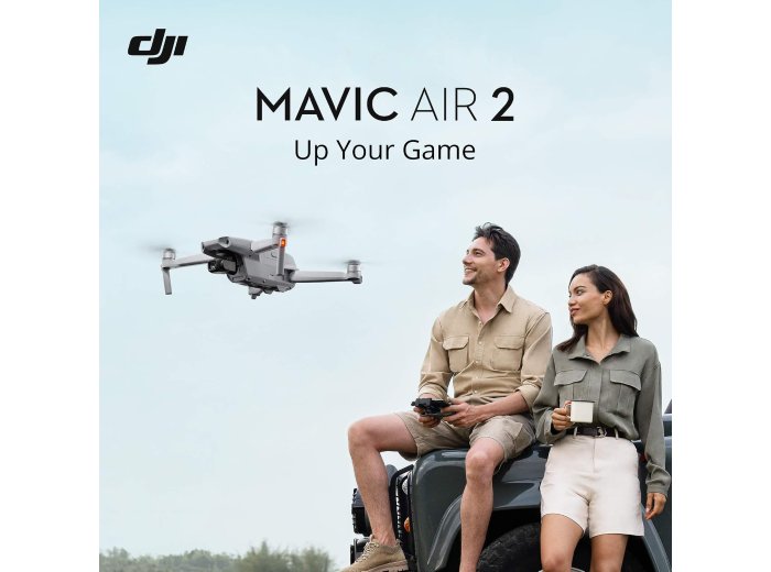 DJI Mavic Air 2 Fly More Combo with DJI Smart Controller - Drone Quadcopter UAV with 48MP Camera 4K Video 1/2"" CMOS Sensor 3-Axis Gimbal 34min Flight Time ActiveTrack 3.0, Gray