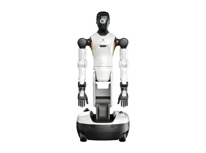 AGIBOT G2 AI Robot Assistant, Smart Interactive Robot with Voice Control, Intelligent Navigation & HD Camera, Advanced Robotics Companion for Home, Office & Education