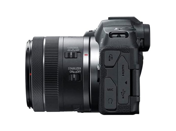 Canon EOS R8 Mirrorless Camera – 24.2MP Full-Frame RF Camera with 4K 60p Video, Dual Pixel AF II & Lightweight Design (with 24–50mm Kit) (5803C012) + 64GB Memory Card + Canon Shoulder Bag