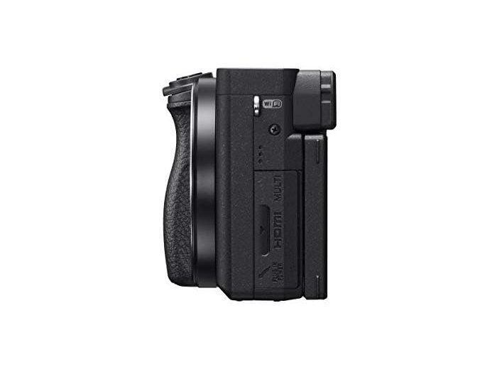 Sony Alpha a6400 Mirrorless Camera: Compact APS-C Interchangeable Lens Digital Camera with Real-Time Eye Auto Focus, 4K Video, Flip Screen & 16-50mm Lens - E Mount Compatible - ILCE-6400L/B, Black