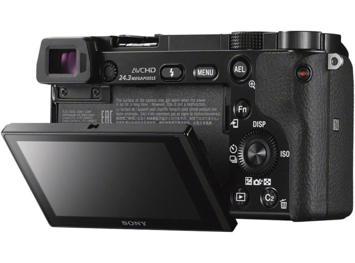 Sony Alpha a6000 Mirrorless Digital Camera 24.3MP SLR Camera with 3.0-Inch LCD (Black) w/16-50mm Power Zoom Lens