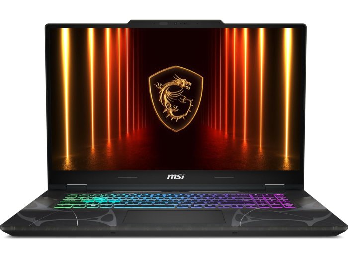 msi Cyborg 17 17.3" FHD 144Hz Gaming Laptop: Intel Core 7-240H, NVIDIA Geforce RTX 5060, 16GB DDR5, 1TB NVMe SSD, Type C, Wi-Fi 6E, Win 11 Home: Translucent Black B2RWFKG-074US