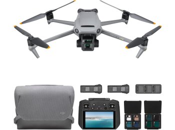 DJI Mavic 3 Cine Premium Combo, Drone with 4/3 CMOS Hasselblad Camera, 5.1K Video, Omnidirectional Obstacle Sensing, 46 Mins Flight, 15km Video Transmission, with DJI RC Pro, Two Extra Batteries