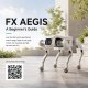 FX Aegis Pro AI Robot Dog, Programmable Quadruped Robot with 4K Camera, Remote Control and Wi-Fi/Bluetooth for Entry-Level STEM Education