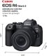 Canon EOS R6 Mark II Mirrorless Camera RF24-105mm F4-7.1 is STM Lens Kit