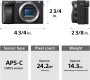 Sony Alpha a6400 Mirrorless Camera: Compact APS-C Interchangeable Lens Digital Camera with Real-Time Eye Auto Focus, 4K Video, Flip Screen & 16-50mm Lens - E Mount Compatible - ILCE-6400L/B, Black
