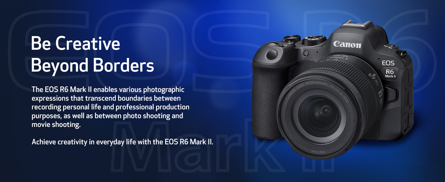IG - EOS R6 Mark II RF24-105mm F4-7.1 IS STM Lens Kit - B0BL7X3KLV